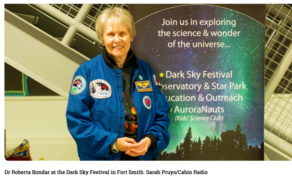 Fort Smith observatory named for Canada’s first female astronaut The