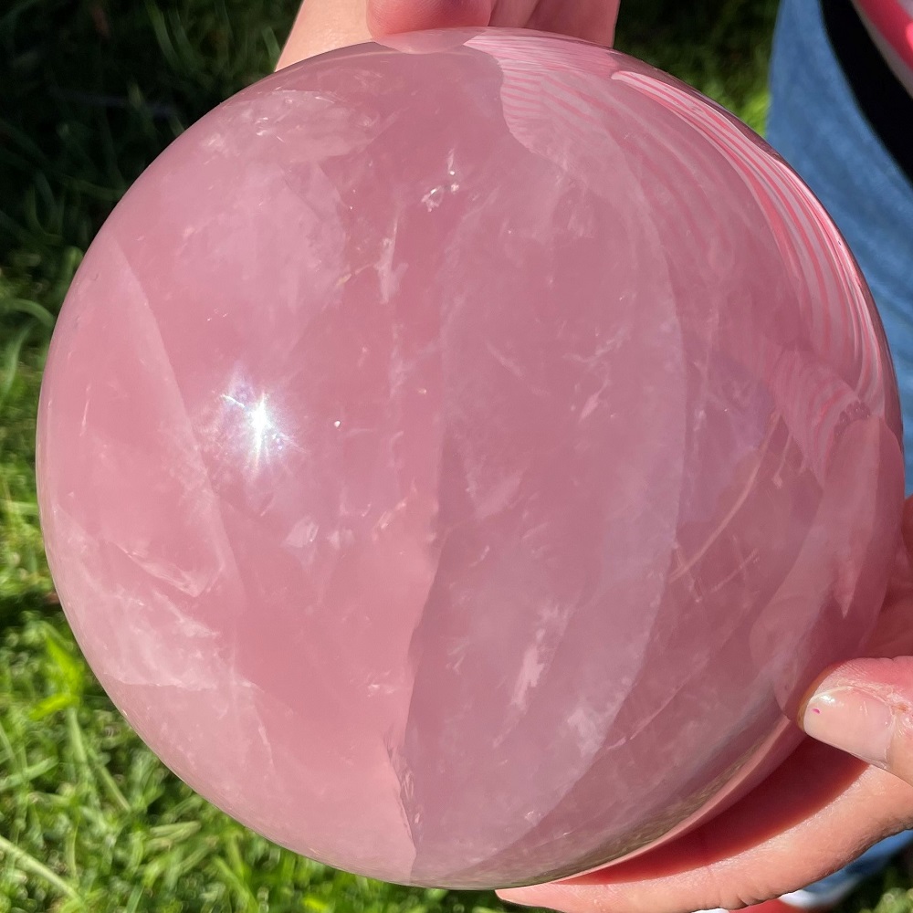 Star Rose Quartz Big! For home or office The Rock Crystal Shop