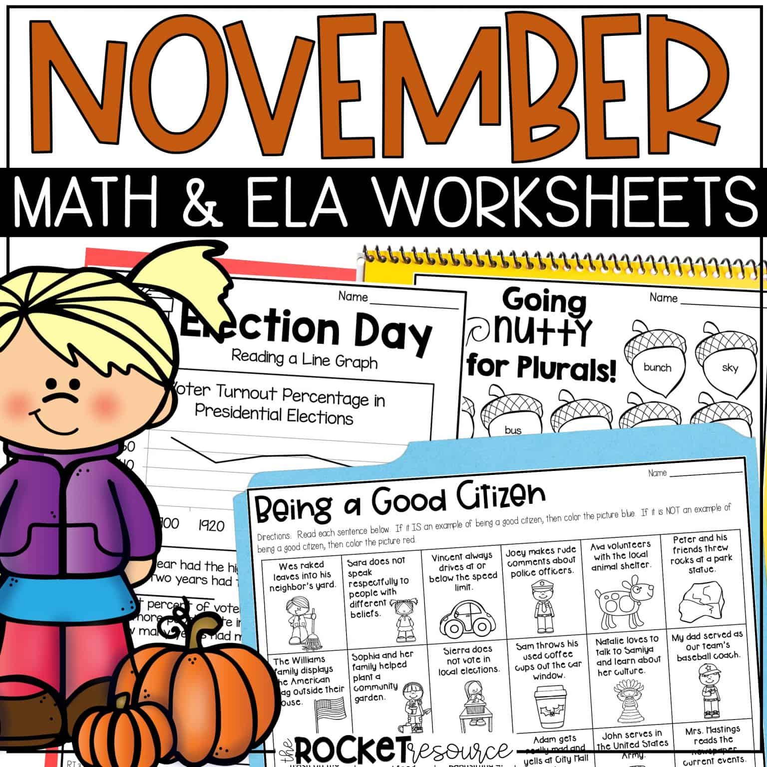 November Activities for Elementary Students - The Rocket Resource