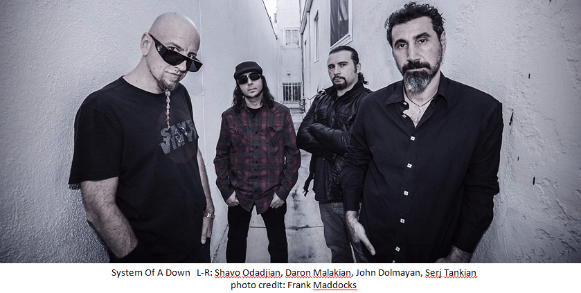 System of a Down, Korn, Faith No More, Helmet Announce U.S. Stadium