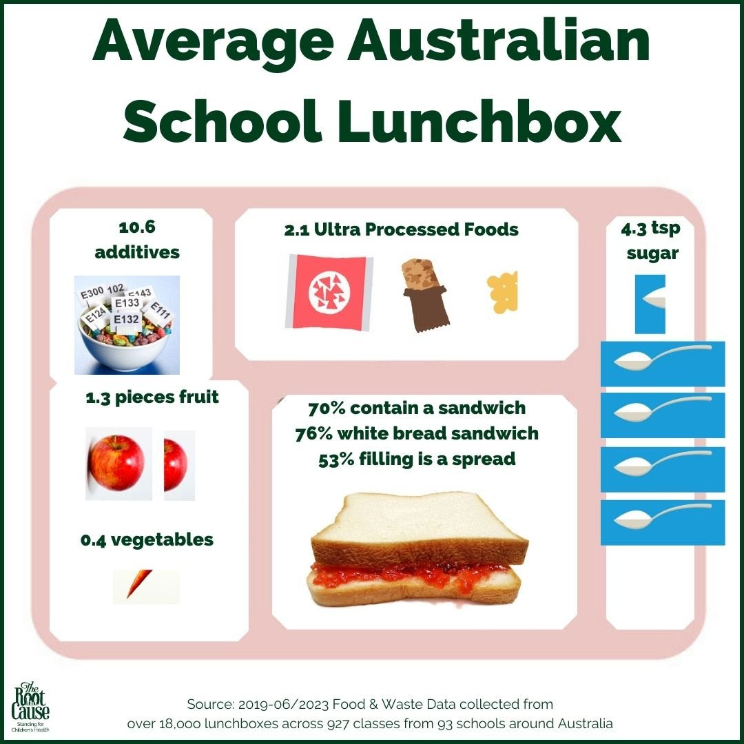 What's in the Average Australian School Lunchbox The Root Cause
