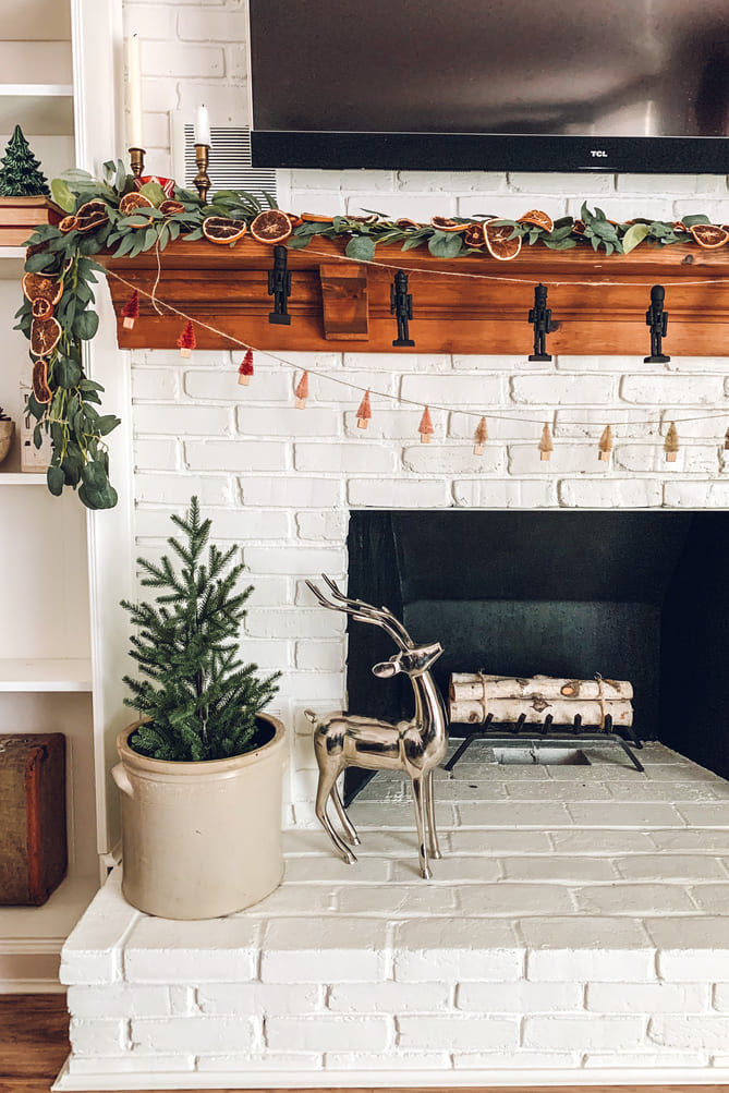 DIY Bottle Brush Tree Christmas Garland The Rural Legend