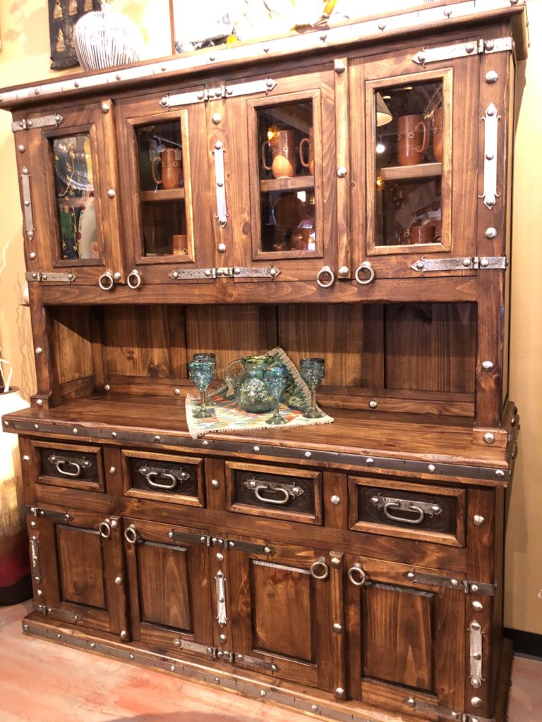 1 Hacienda Brushed Steel Hutch The Rustic Gallery