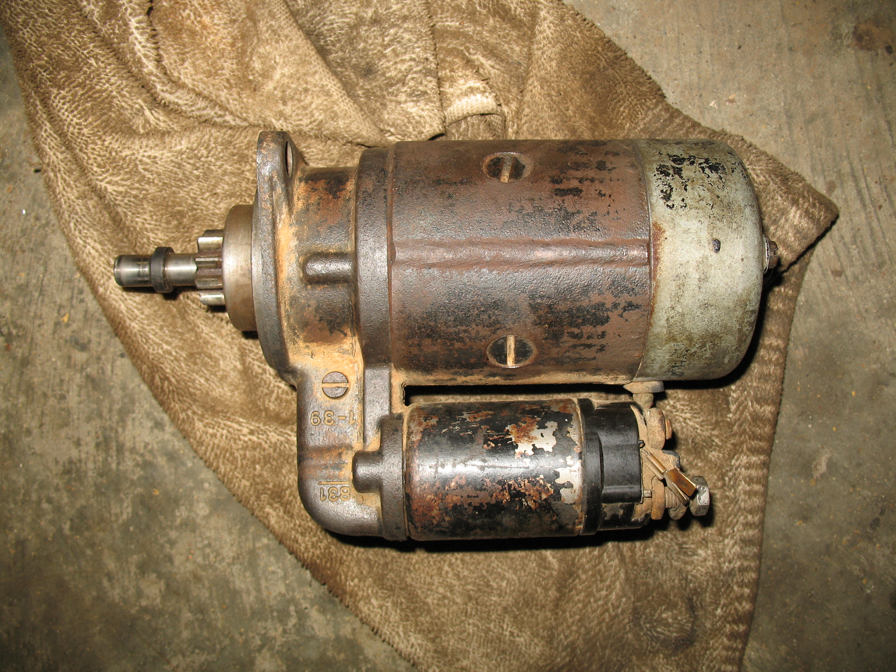DISASSEMBLY - Starter Motor - RustyBug