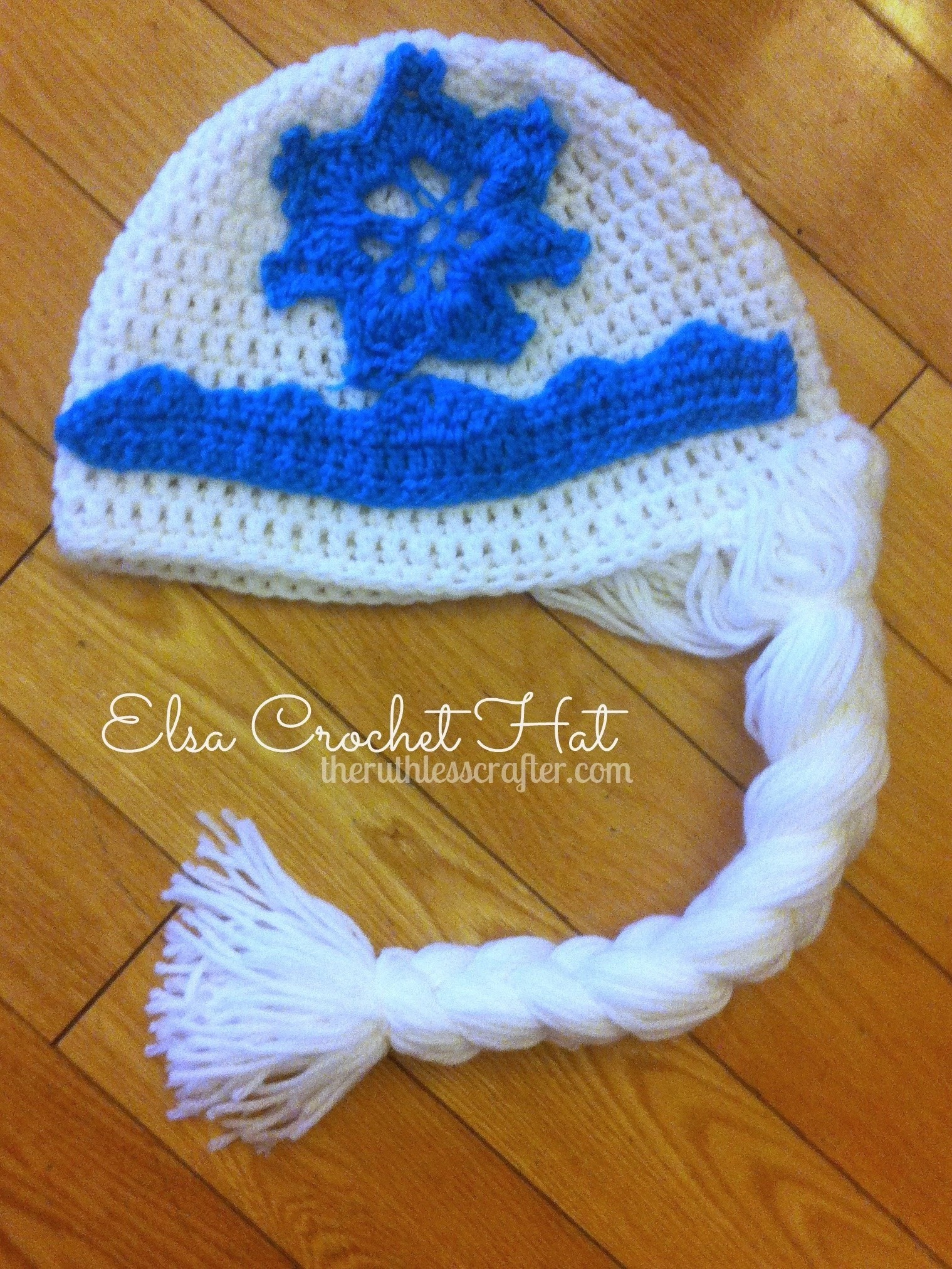 Elsa Frozen Crochet Hat FREE Pattern