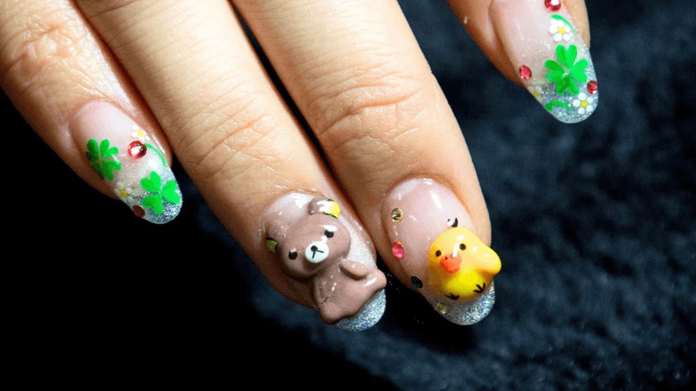 Teddy Bear Nails Adorable Nail Art with Cuddly Charm