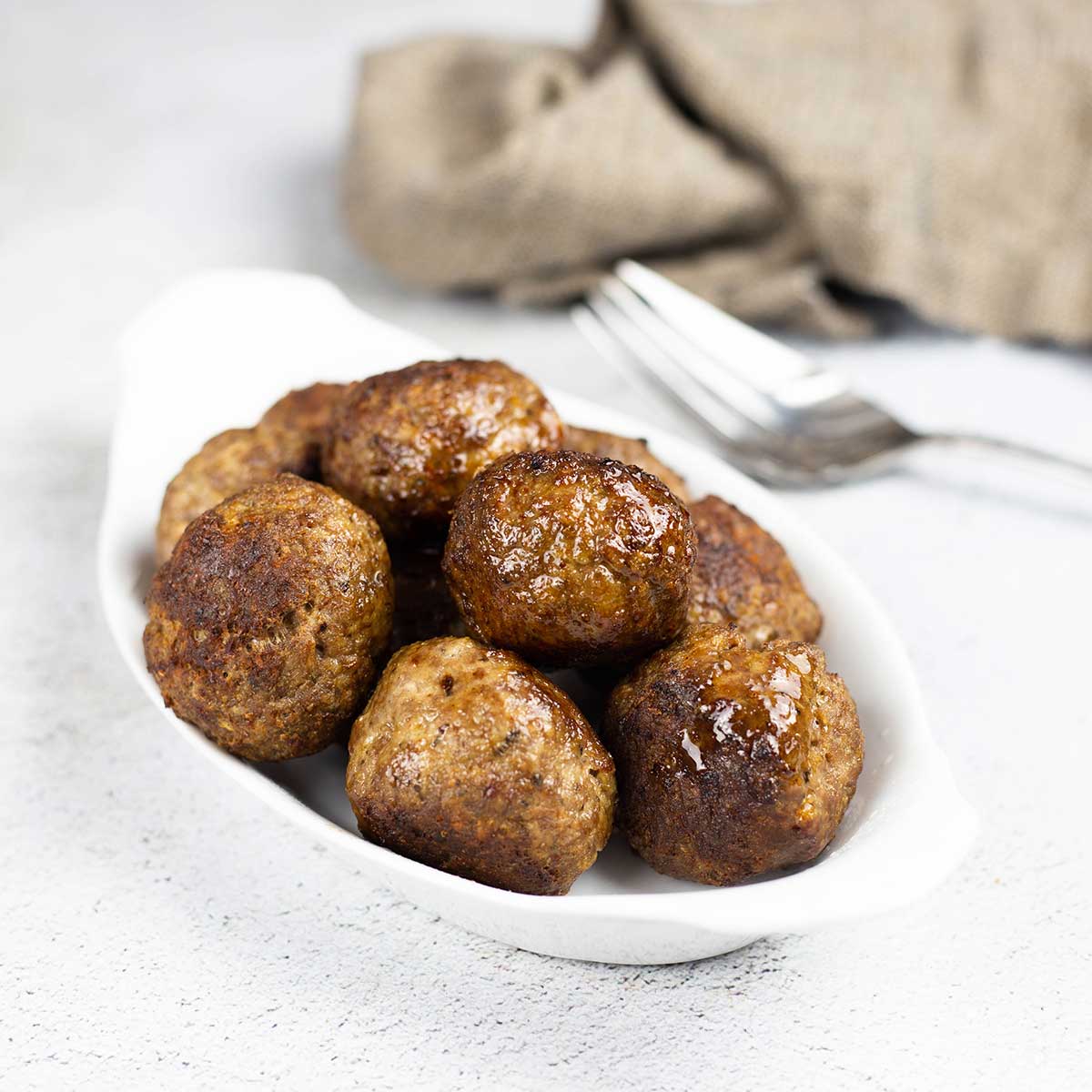 Air Fryer Meatballs Ninja Foodi The Salted Pepper