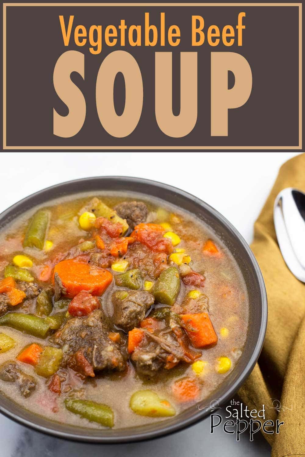 Vegetable Beef Soup Ninja Foodi or Instant Pot Recipe The Salted Pepper