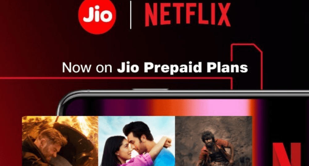 Jio Launches Netflix Subscription on Prepaid Plans The Samikhsya