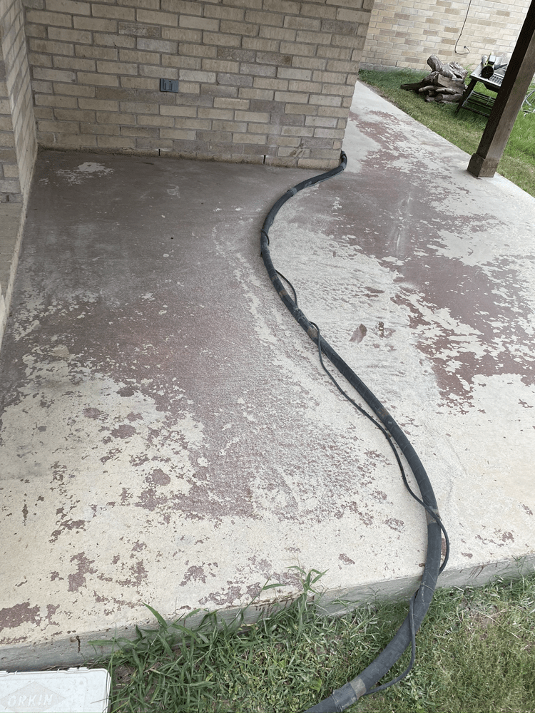 Patio restoration