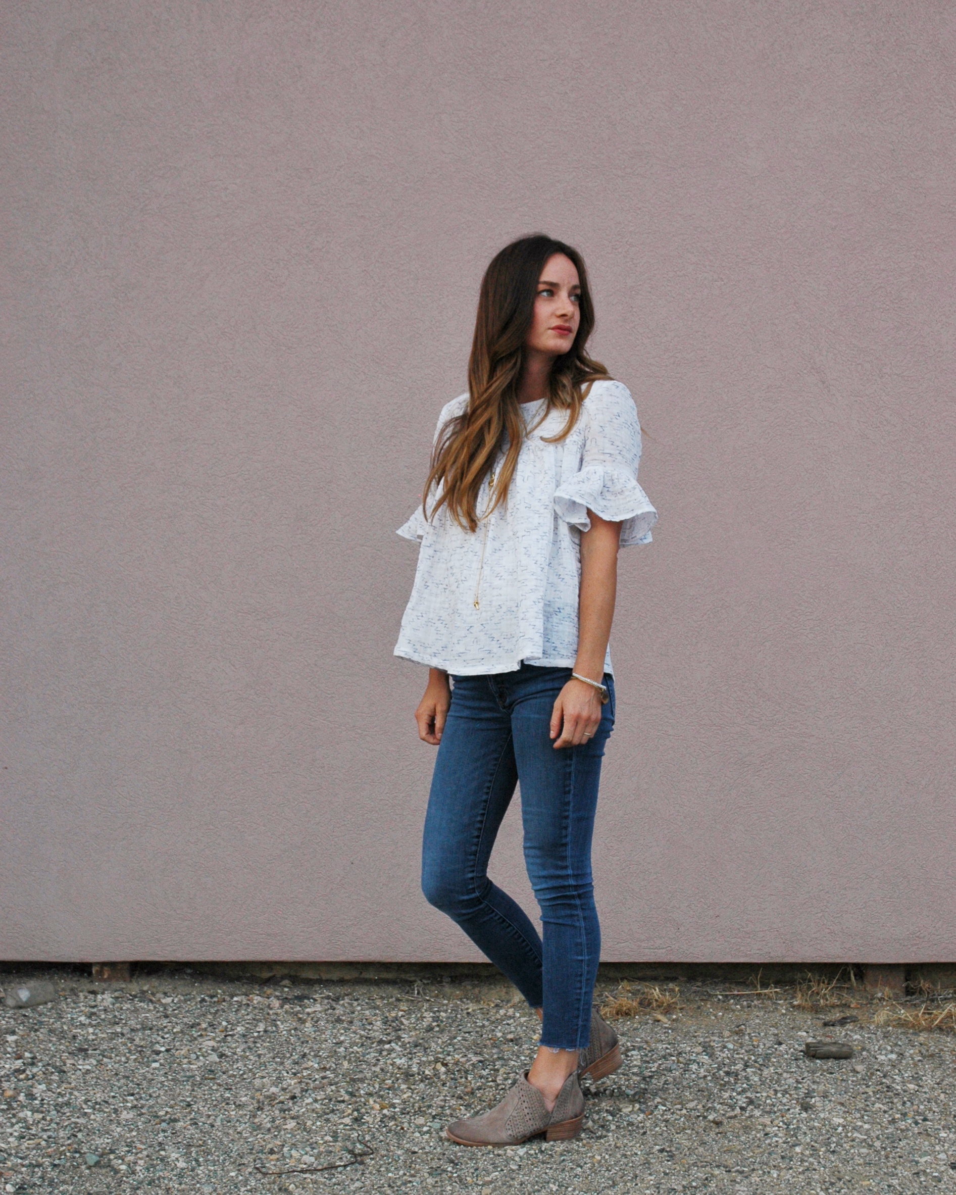 Spoonflower Gauze + McCall’s 7544 The Sara Project