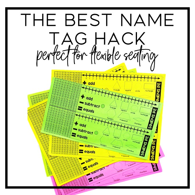 The Best Printable & Editable Name Tags Alternative for Desks The