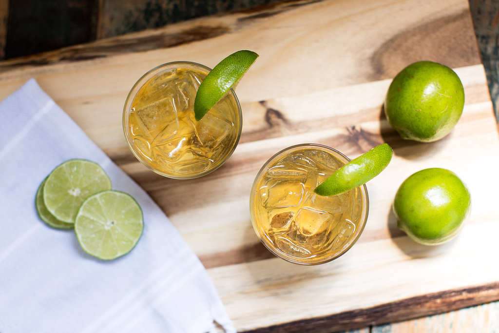 Bourbon Lime Cocktail