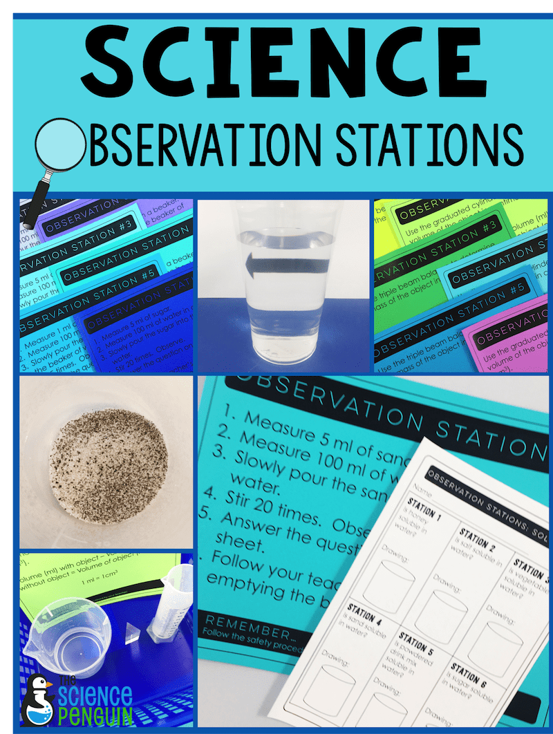 Science Observation Stations Resources for 4th and 5th Grade — The