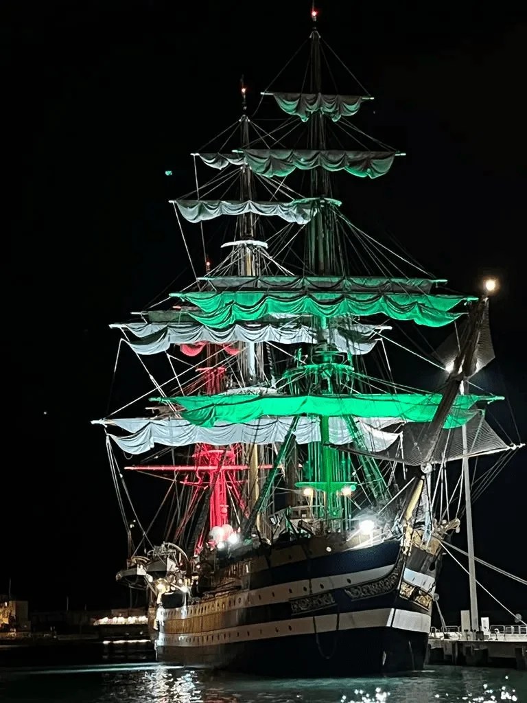Amerigo Vespucci is 90 years old & Still The Most Beautiful Ship In The