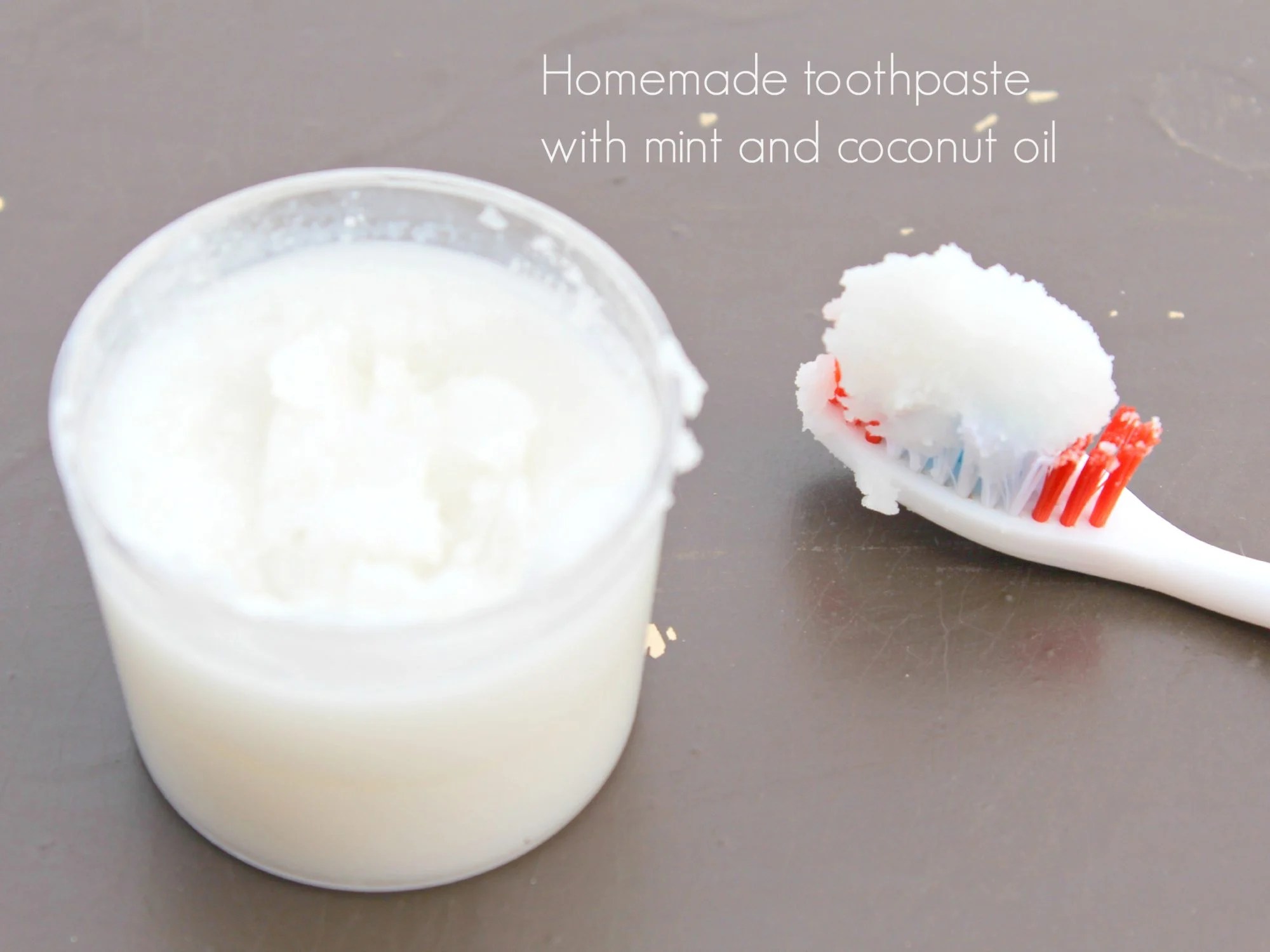 Homemade toothpaste with coconut oil The Seaman Mom