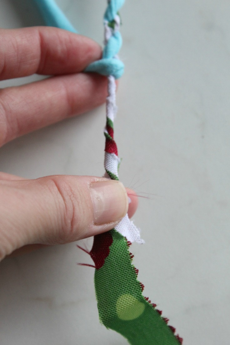Fabric Twine Made With Old Projects Fabric Scraps