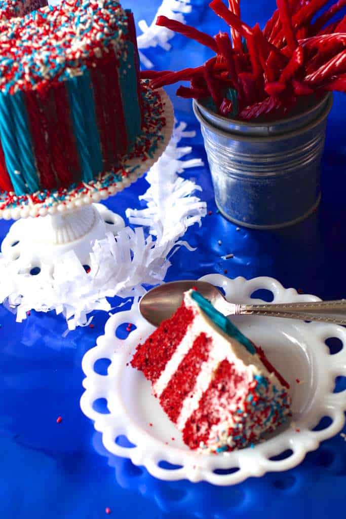Red Velvet Twizzler Cake The Seaside Baker