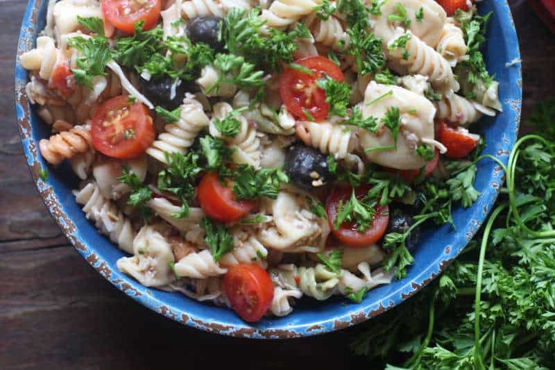 Hummus Pasta Salad The Seaside Baker
