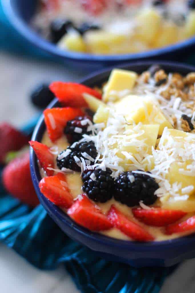 Mango Lassi Breakfast Bowls The Seaside Baker