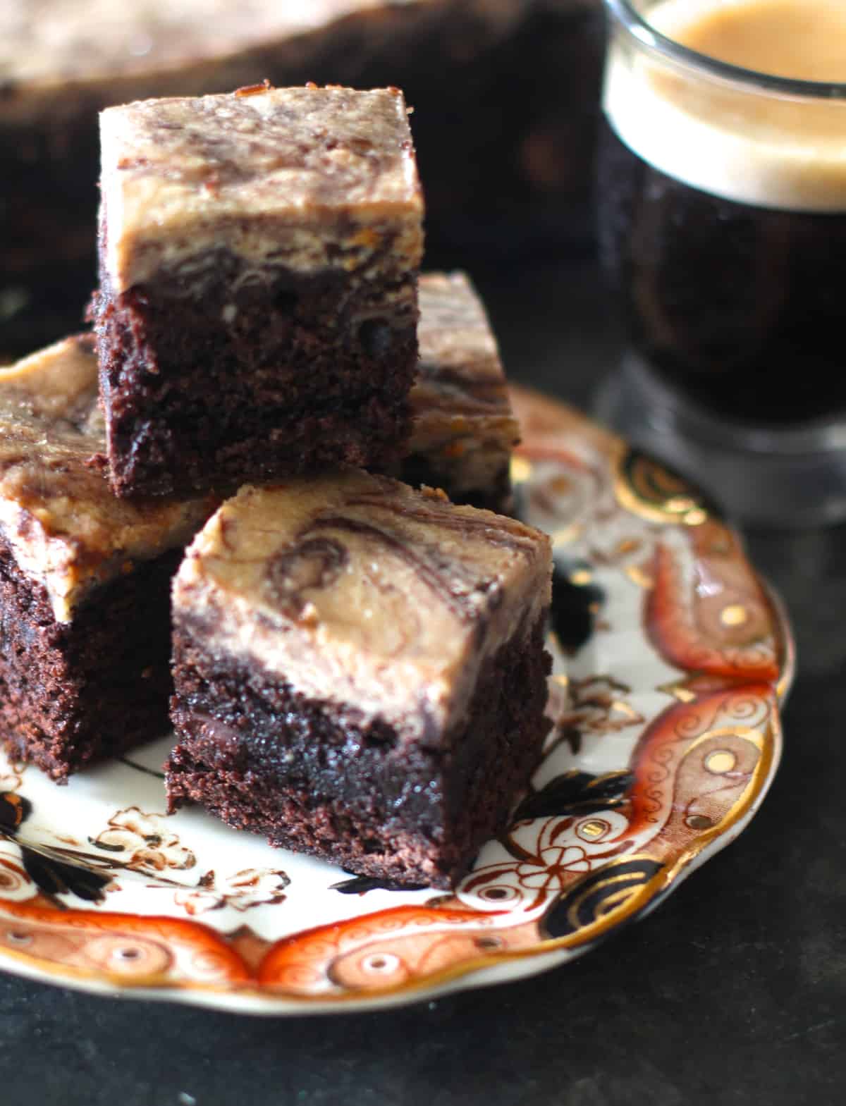 Espresso Cream Cheese Brownies The Seaside Baker