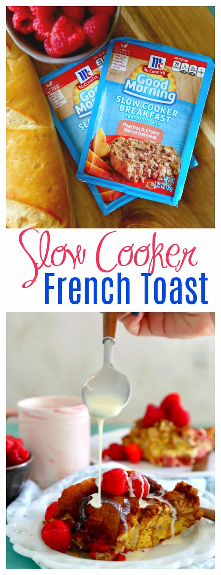 Slow Cooker French Toast with Creme Anglaise The Seaside Baker