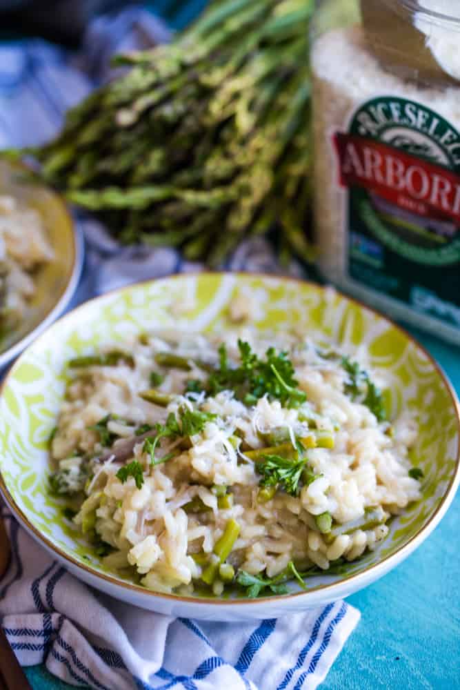 Asparagus Risotto + Video The Seaside Baker
