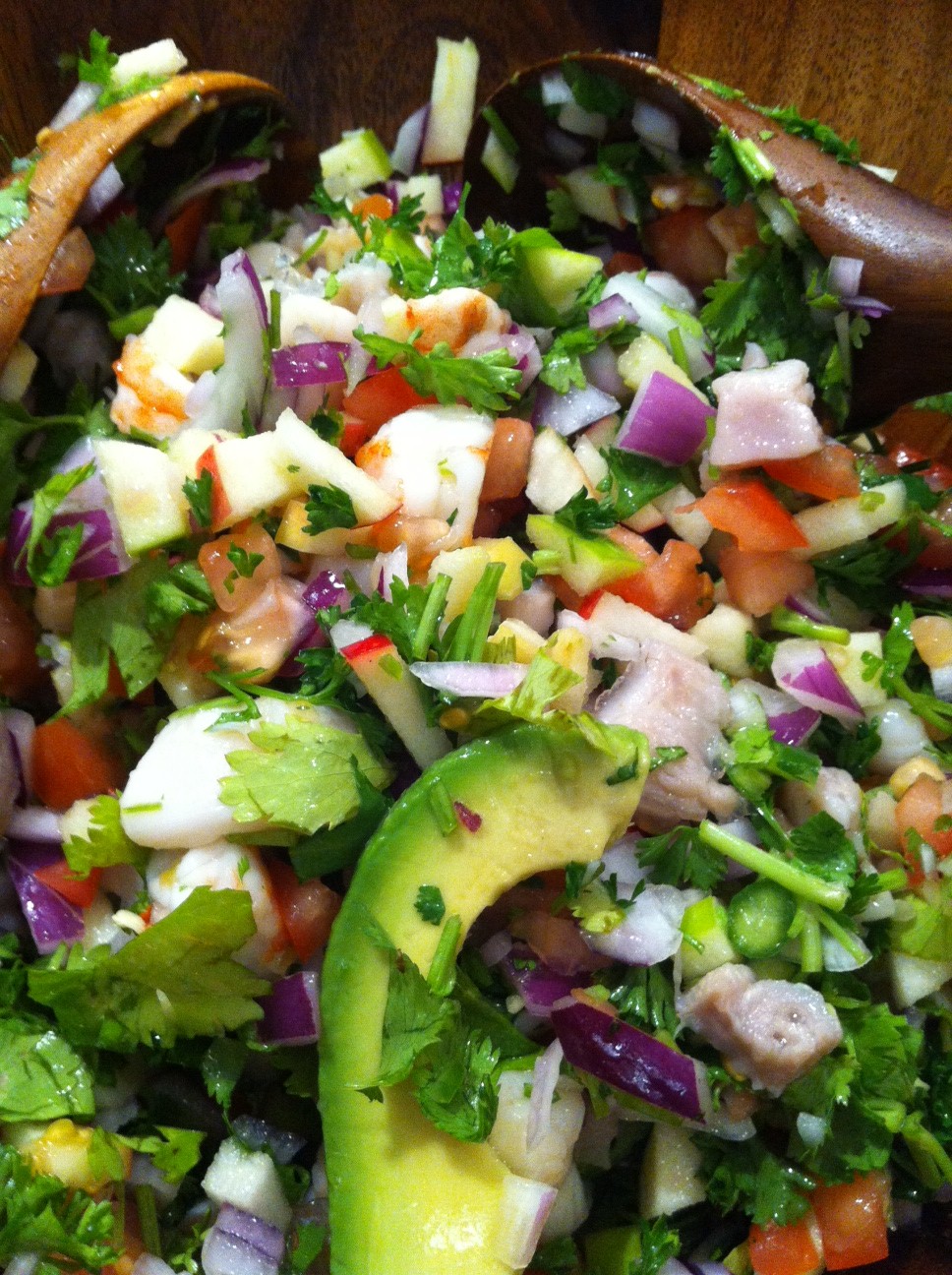 Ceviche with Tuna, Shirmp and Bay Scallops the Seattle Cook