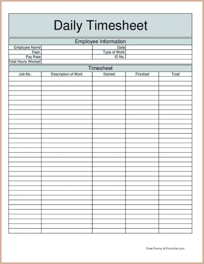 Employee Performance Log Template Excel