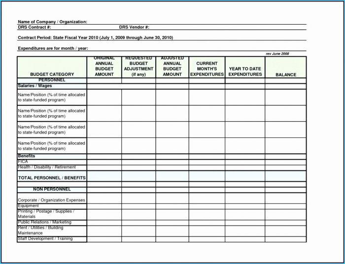 Excel Vacation Tracker Template