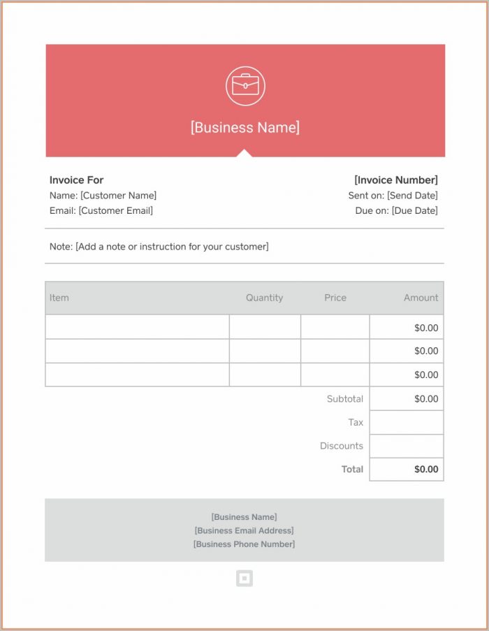 Windows Invoice Template Downloads