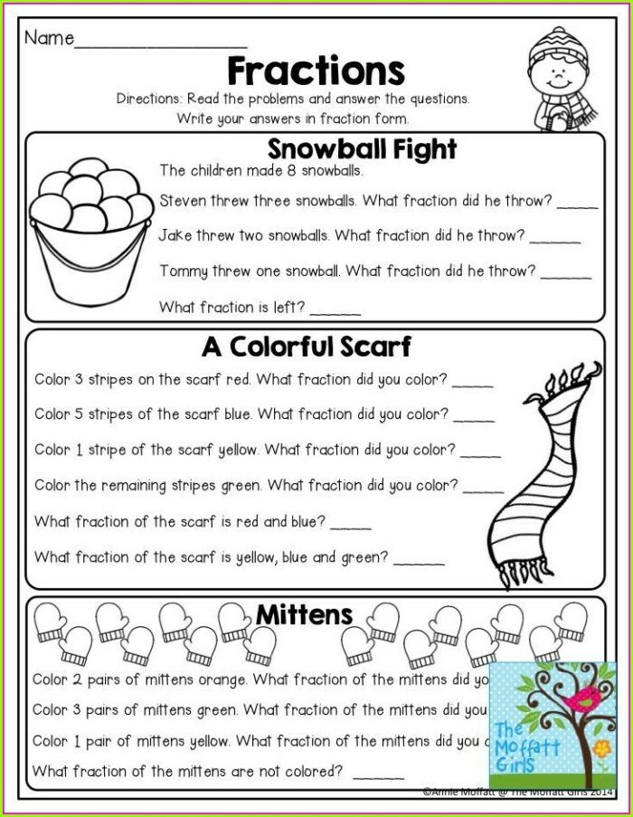 4th Grade Equivalent Fractions Word Problems Worksheet