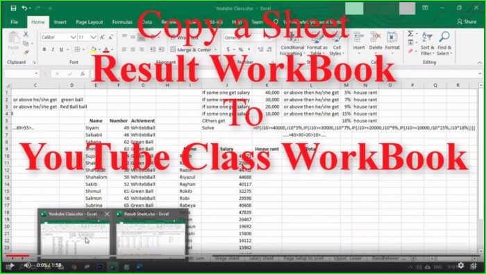 Excel Copy One Worksheet To Another Workbook