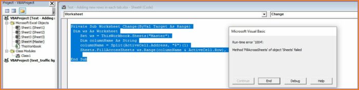 Excel Vba Active Worksheet Change