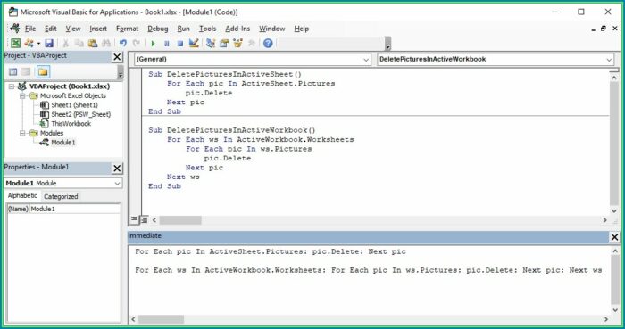 Excel Vba Delete Active Worksheet