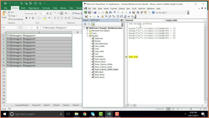 Excel Vba Set Column Width Best Fit