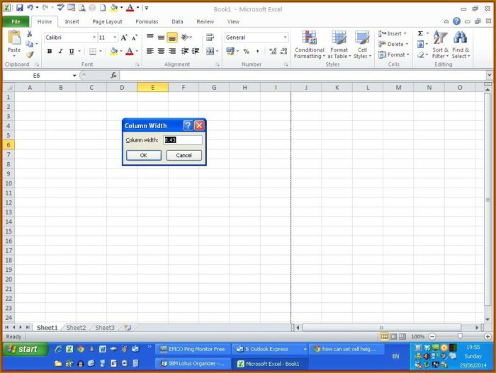 Excel Vba Set Column Width In Mm