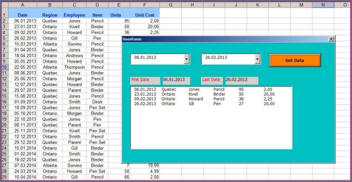 Excel Vba Sort A Table