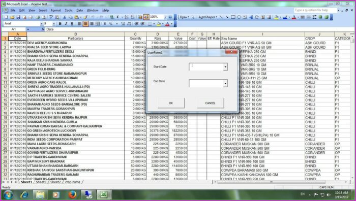 Excel Vba Sort Date Range