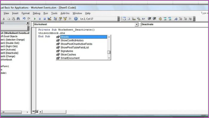 Excel Vba This Worksheet Activate