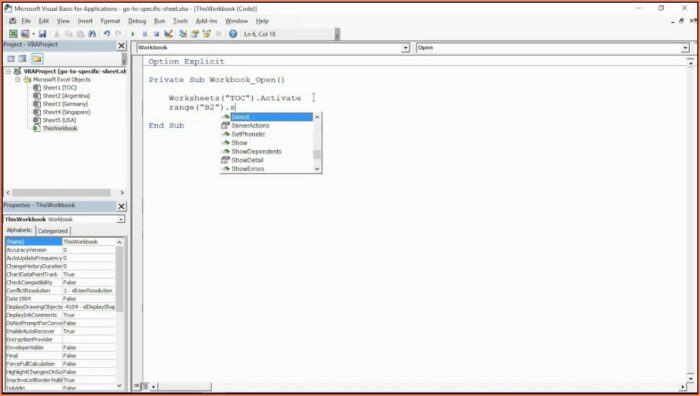Excel Vba Workbook Open Worksheet