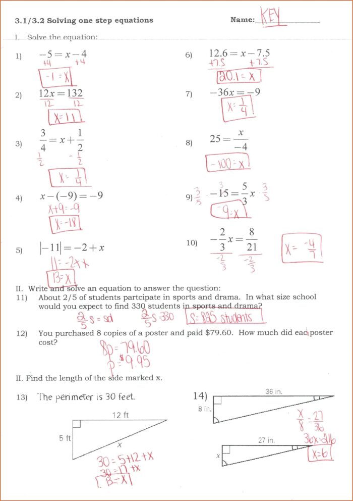 Graphing Linear Equations Word Problems Worksheet
