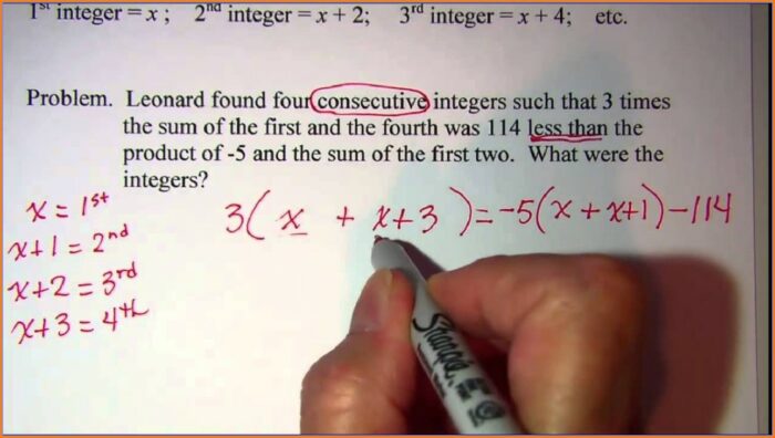 Integers Word Problems Worksheet With Answers
