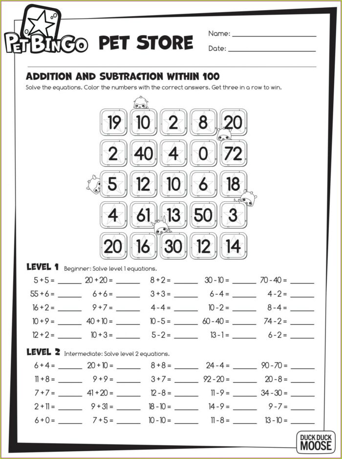 Missing Number Patterns Worksheets Ks1