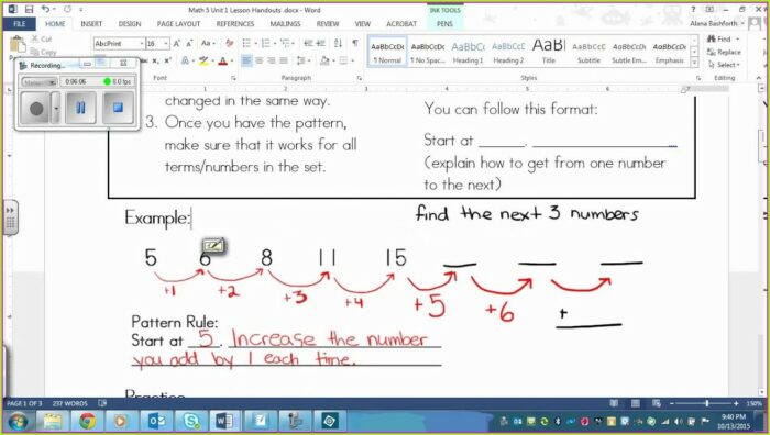 Number Patterns In Maths For Class 5