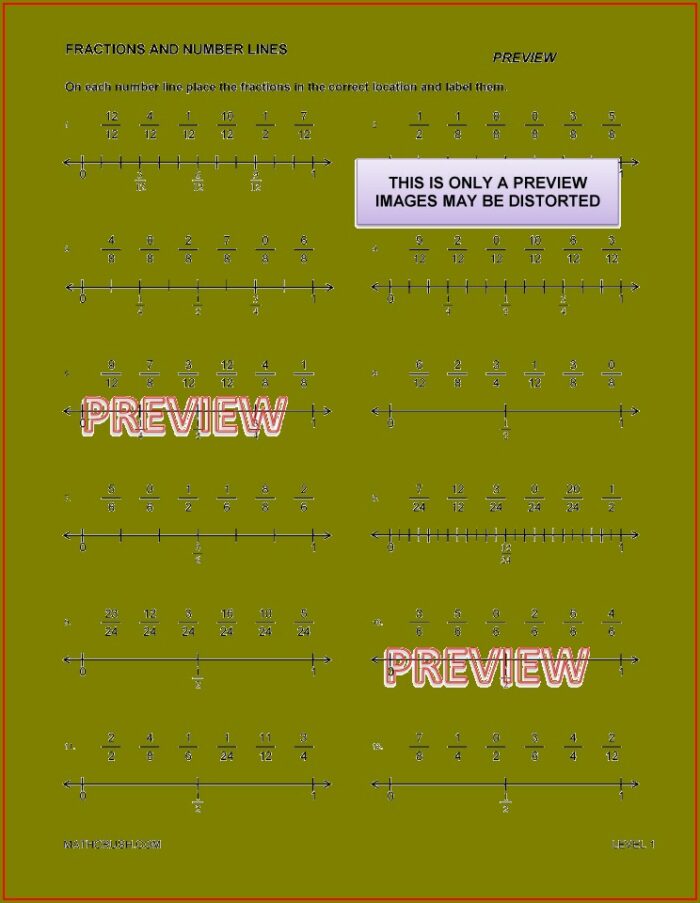 Plotting Positive And Negative Numbers Worksheets