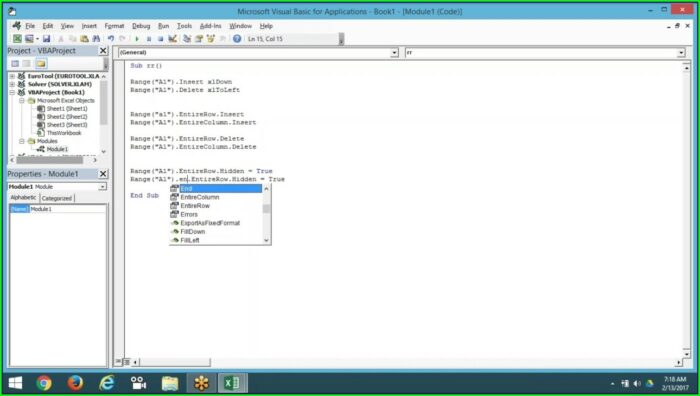 Protect Worksheet In Vba