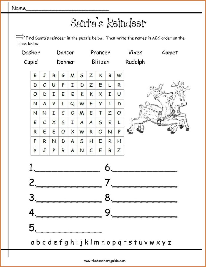 Reindeer Patterns Math Worksheet Answers