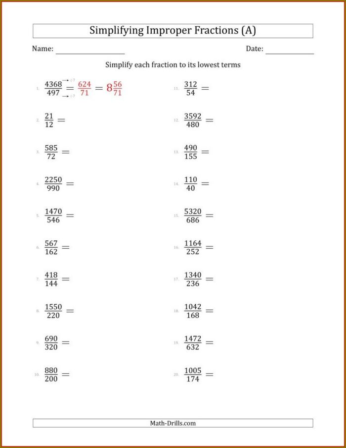 Simplifying Fractions Worksheet Ks2