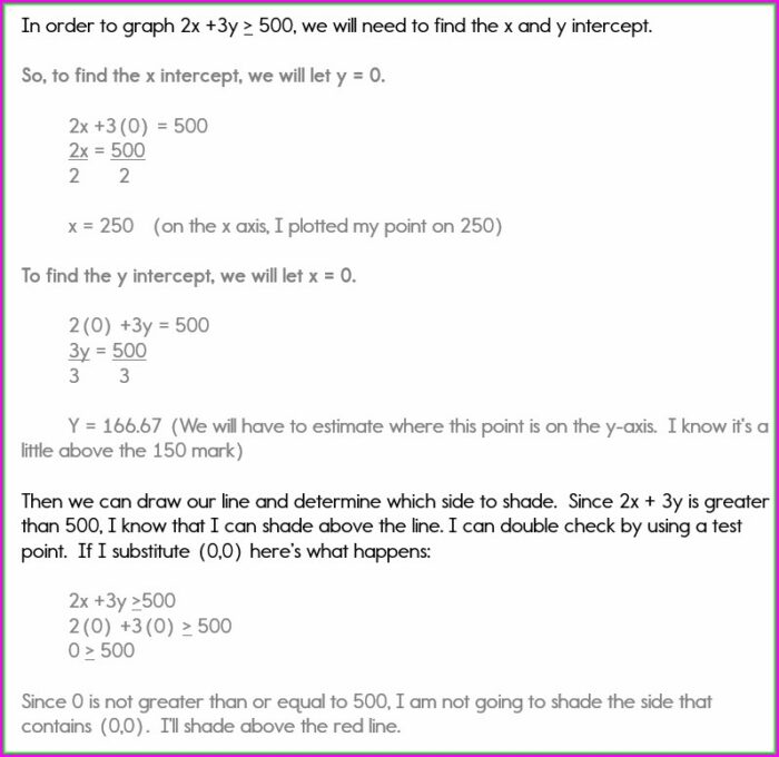 Solving Linear Inequalities Word Problems Worksheet